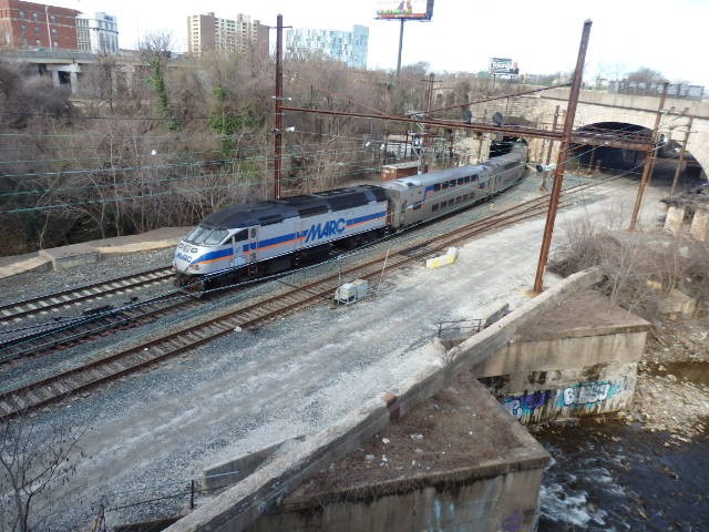 Foto: tren MARC (Maryland Area Regional Commuter) - Baltimore (Maryland), Estados Unidos
