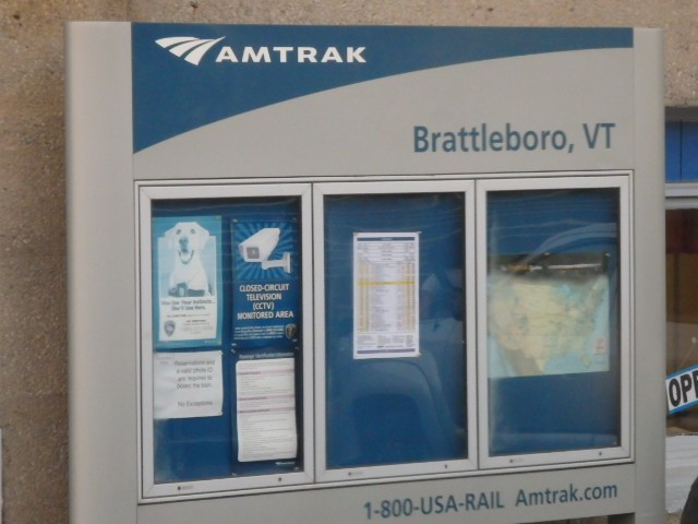 Foto: estación de Amtrak - Brattleboro (Vermont), Estados Unidos