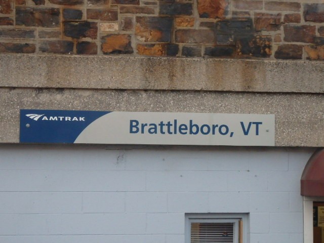 Foto: estación de Amtrak - Brattleboro (Vermont), Estados Unidos
