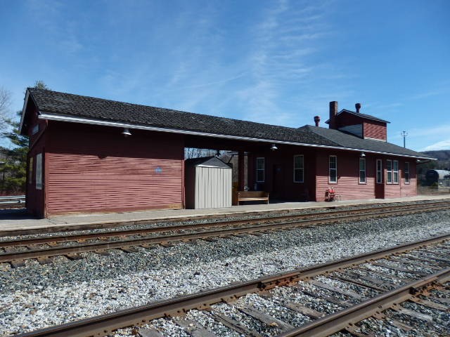 Foto: estación Montpelier-Barre, de Amtrak - Berlin (Vermont), Estados Unidos