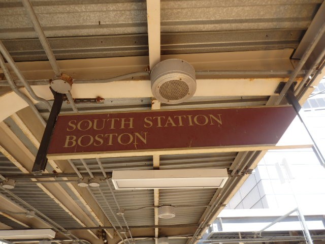 Foto: South Station, fin de la vía - Boston (Massachusetts), Estados Unidos