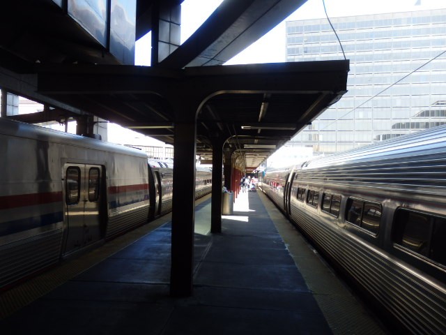 Foto: South Station, fin de la vía - Boston (Massachusetts), Estados Unidos