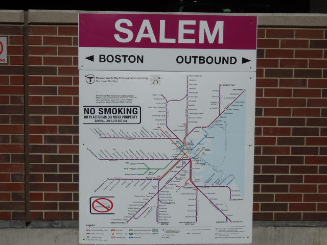 Foto: estación de MBTA - Salem (Massachusetts), Estados Unidos