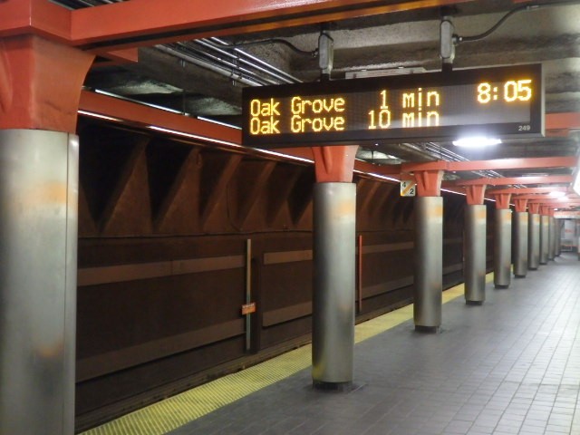 Foto: estación Chinatown de la Línea Roja del subte - Boston (Massachusetts), Estados Unidos