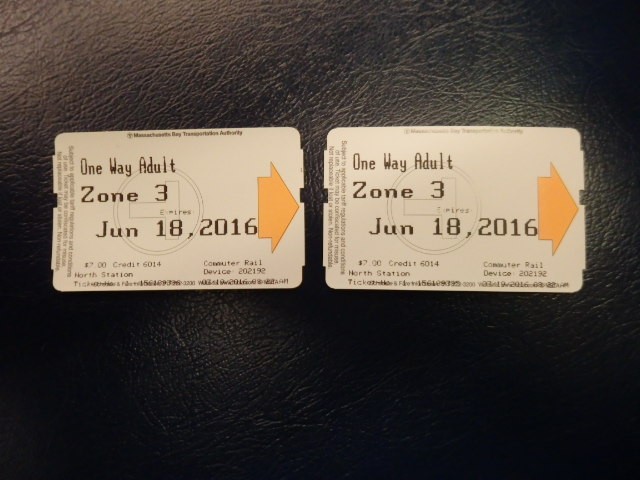 Foto: boletos de MBTA - Boston (Massachusetts), Estados Unidos
