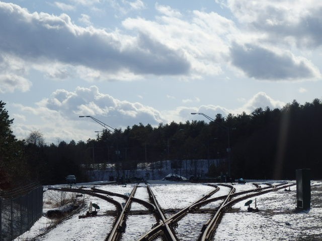 Foto: punta de riel de este ramal de MBTA - Kingston (Massachusetts), Estados Unidos