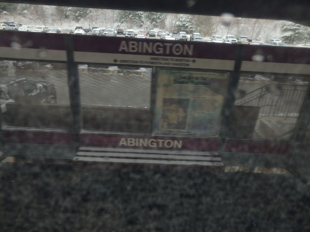 Foto: estación de MBTA - Abington (Massachusetts), Estados Unidos