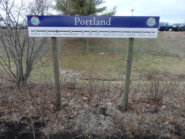 Foto: estación de Amtrak - Portland (Maine), Estados Unidos