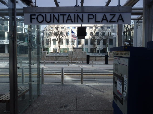 Foto: estación de metrotranvía - Buffalo (New York), Estados Unidos