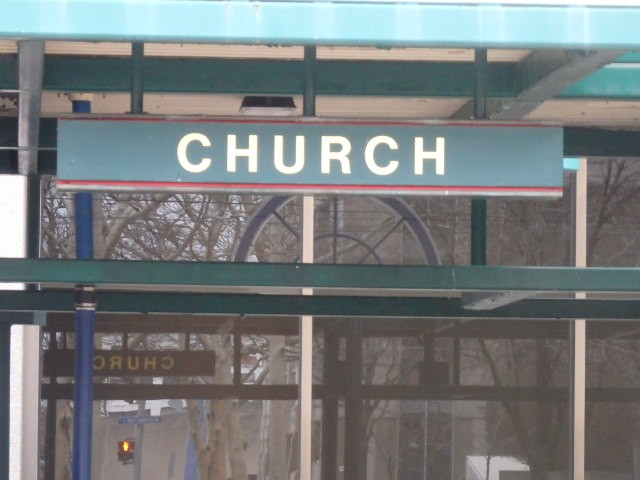 Foto: estación del metrotranvía - Buffalo (New York), Estados Unidos