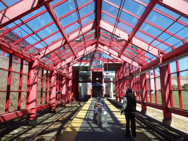 Foto: estación Ohio City del metrotranvía - Cleveland (Ohio), Estados Unidos
