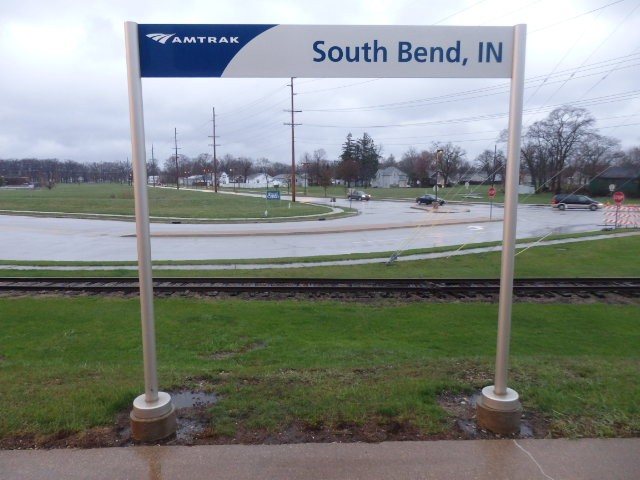 Foto: estación de Amtrak - South Bend (Indiana), Estados Unidos