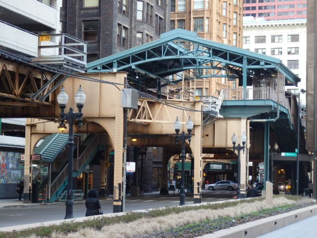 Foto: estación del Elevado ( - Chicago (Illinois), Estados Unidos