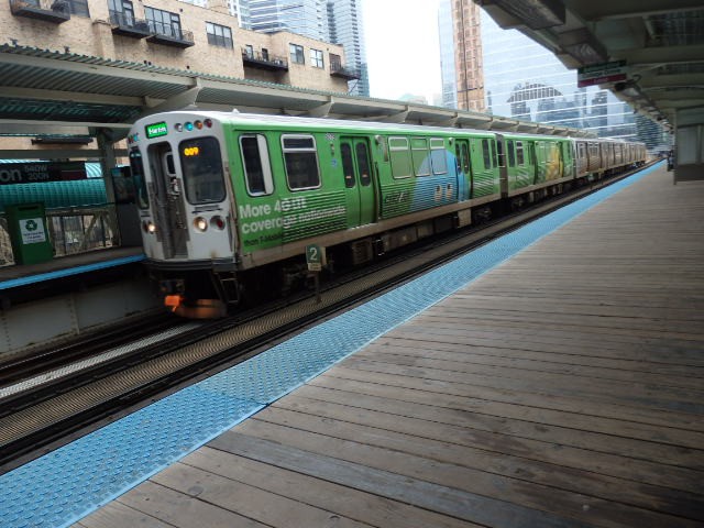 Foto: estación del Elevado - Chicago (Illinois), Estados Unidos