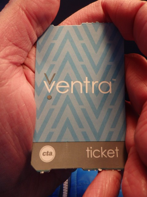 Foto: boleto para transportes locales - Chicago (Illinois), Estados Unidos