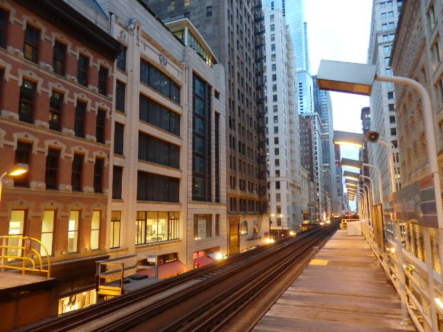 Foto: estación Randolph/Wabash del Elevado - Chicago (Illinois), Estados Unidos