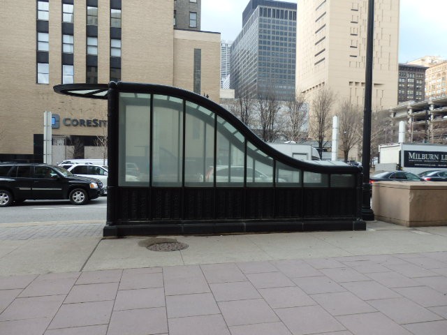 Foto: boca de subte - Chicago (Illinois), Estados Unidos