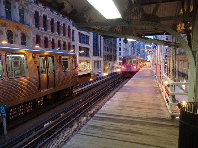 Foto: estación Randolph/Wabash del Elevado - Chicago (Illinois), Estados Unidos
