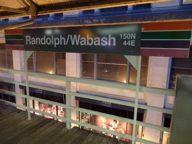 Foto: estación del Elevado - Chicago (Illinois), Estados Unidos