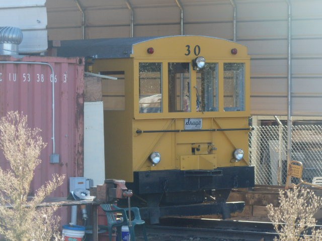 Foto: talleres del metrotranvía de Sacramento - Folsom (California), Estados Unidos