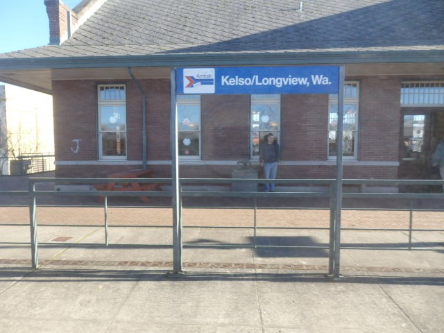 Foto: estación de Amtrak - Kelso (Washington), Estados Unidos