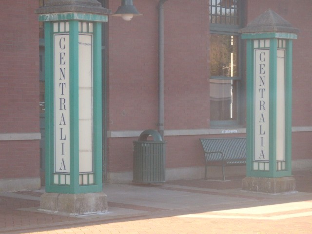 Foto: estación de Amtrak - Centralia (Washington), Estados Unidos
