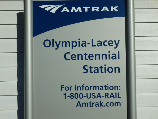 Foto: estación de Amtrak - Lacey (Washington), Estados Unidos
