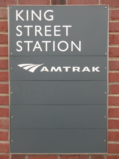 Foto: nomenclador de la estación - Seattle (Washington), Estados Unidos
