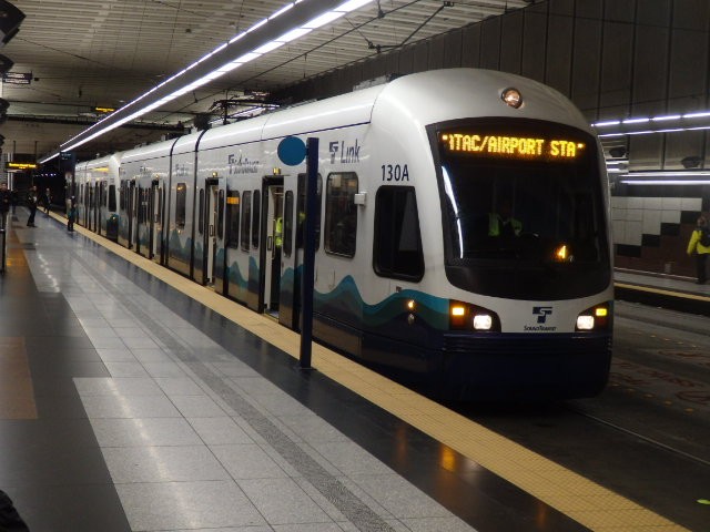Foto: el metrotranvía Link - Seattle (Washington), Estados Unidos