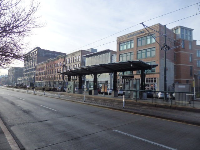 Foto: estación Union Station, metrotranvía Tacoma Link - Tacoma (Washington), Estados Unidos
