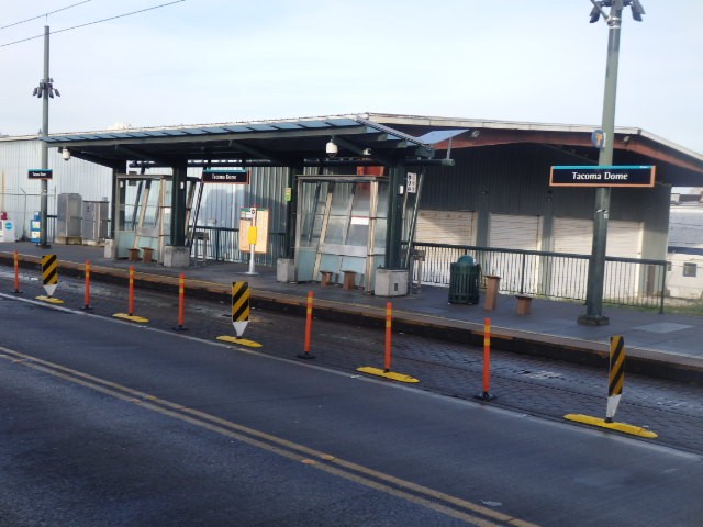 Foto: estación Tacoma Dome del metrotranvía Tacoma Link - Tacoma (Washington), Estados Unidos