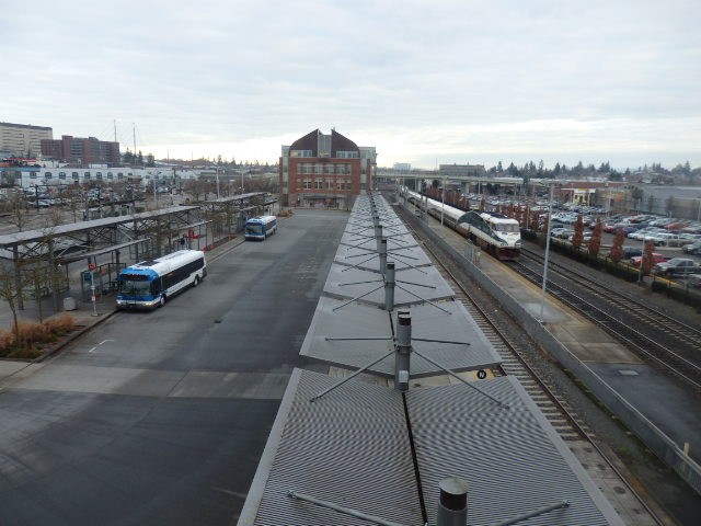 Foto: estación del Sounder y de Amtrak - Everett (Washington), Estados Unidos