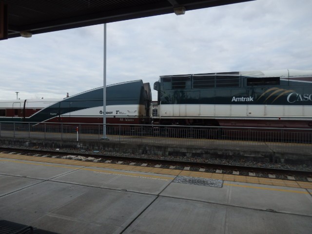 Foto: tren Cascades en estación Everett - Everett (Washington), Estados Unidos