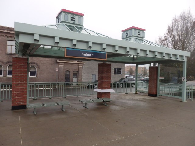 Foto: estación del Sounder (ramal sur) - Auburn (Washington), Estados Unidos