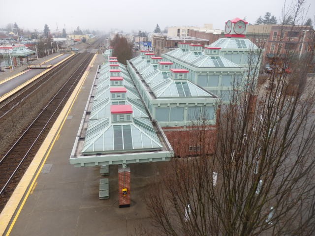 Foto: estación del Sounder (ramal sur) - Auburn (Washington), Estados Unidos