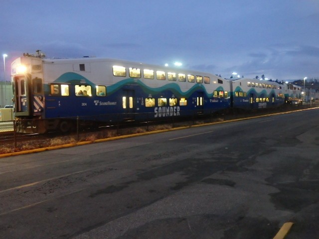 Foto: tren Sounder (ramal norte) - Edmonds (Washington), Estados Unidos