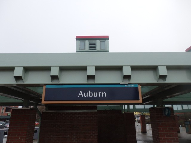 Foto: nomenclador de la estación - Auburn (Washington), Estados Unidos