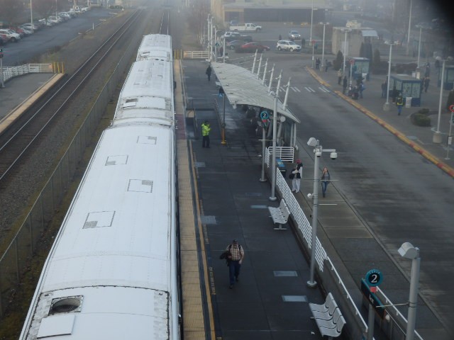 Foto: estación del Sounder (ramal sur) - Kent (Washington), Estados Unidos