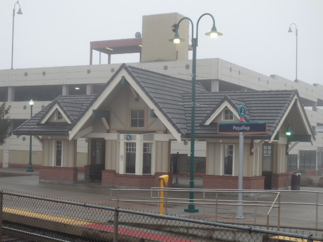 Foto: estación del Sounder (ramal sur) - Puyallup (Washington), Estados Unidos