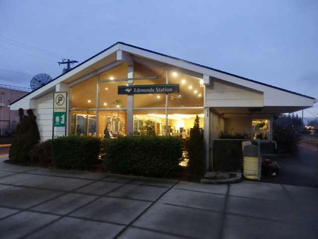 Foto: estación del Sounder - Edmonds (Washington), Estados Unidos