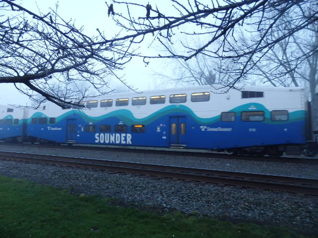 Foto: tren Sounder - Kent (Washington), Estados Unidos