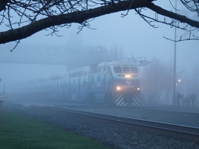 Foto: tren Sounder - Kent (Washington), Estados Unidos
