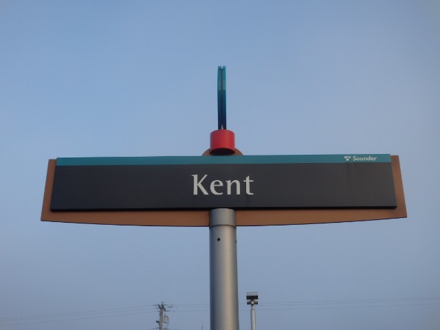 Foto: nomenclador de la estación - Kent (Washington), Estados Unidos