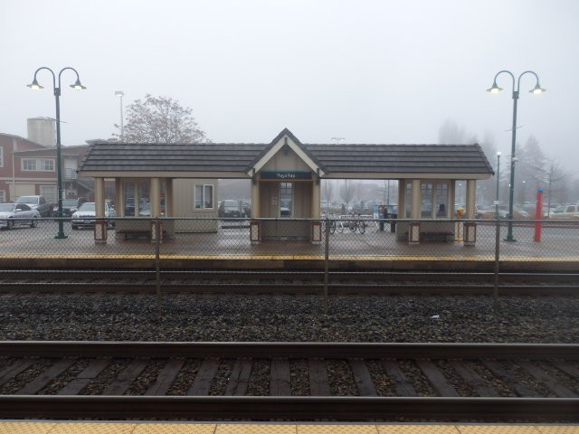 Foto: estación del Sounder (ramal sur) - Puyallup (Washington), Estados Unidos