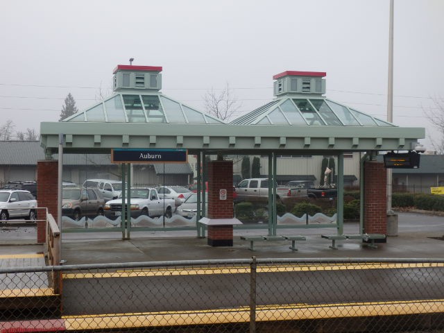 Foto: estación del Sounder (ramal sur) - Auburn (Washington), Estados Unidos