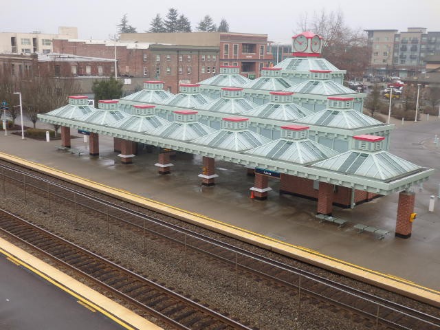 Foto: estación del Sounder (ramal sur) - Auburn (Washington), Estados Unidos