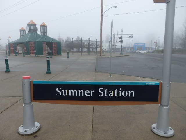 Foto: nomenclador de la estación - Sumner (Washington), Estados Unidos