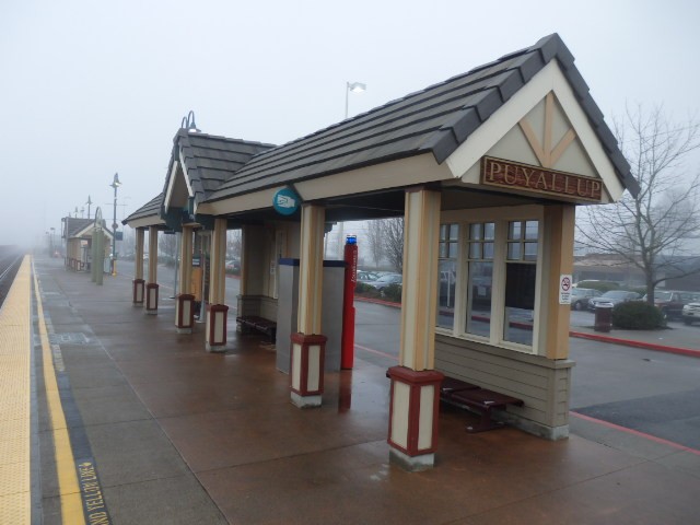 Foto: estación del Sounder (ramal sur) - Puyallup (Washington), Estados Unidos