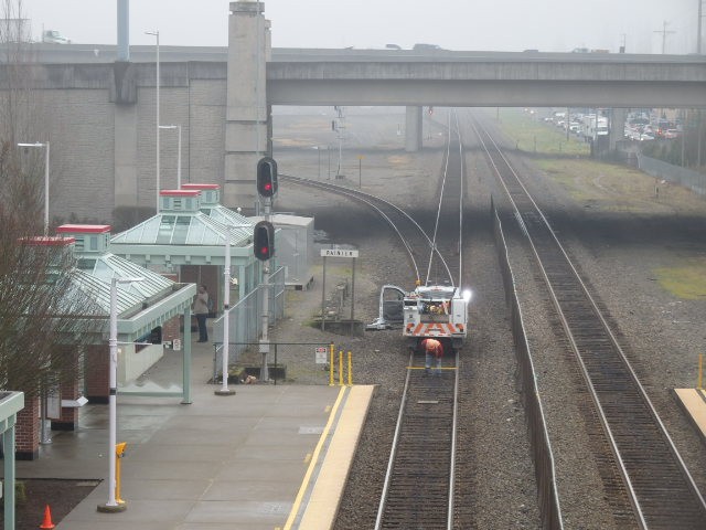 Foto: estación del Sounder (ramal sur) - Auburn (Washington), Estados Unidos