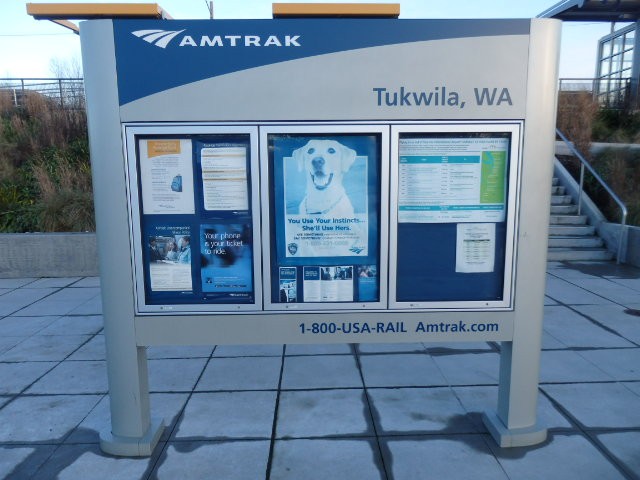 Foto: estación de Amtrak - Tukwila (Washington), Estados Unidos